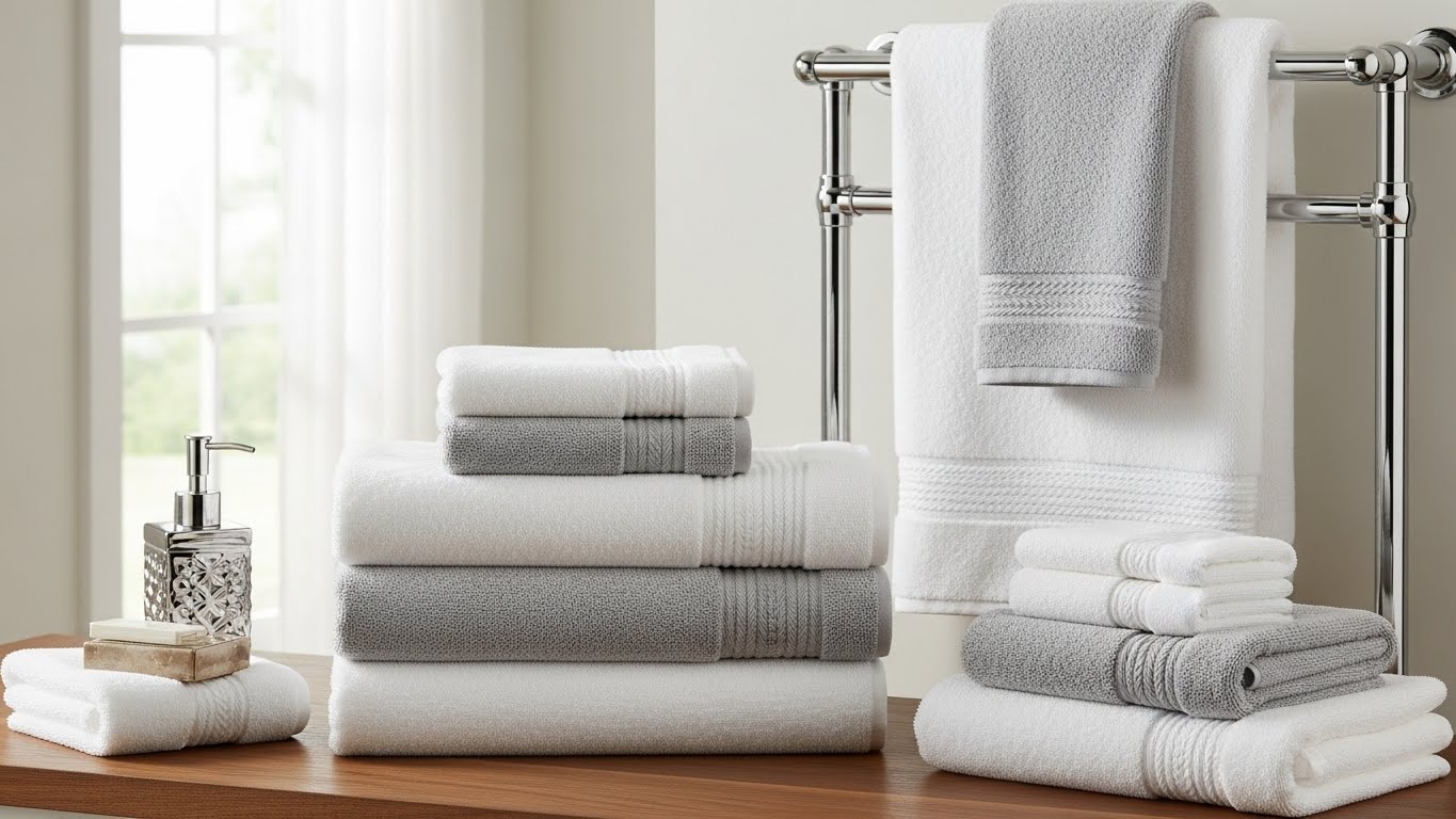 Best Bathroom Towel Sets (Absorbency, Softness, Dry-Time, Wash Longevity)